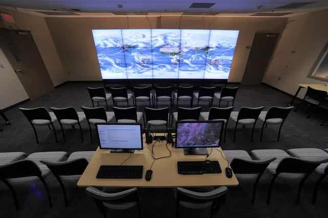 The NASA Center for Climate Simulation (NCCS) Data Exploration Theater features a 17- by 6-foot multi-screen visualization wall for engaging visitors and scientists with high-definition movies of simulation results. Here, the wall displays a 5-kilometer-resolution global simulation that captures num. Marketing KPIs examples from the ground up, 2027 edition